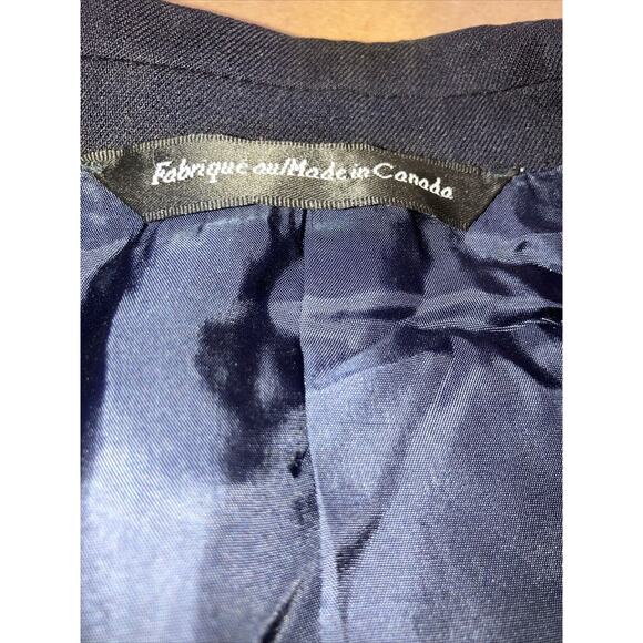 Coppley Wool Blazer Navy Blue 40S Sport Coat, Canada Jacket, Professional Attire - Picture 3 of 16
